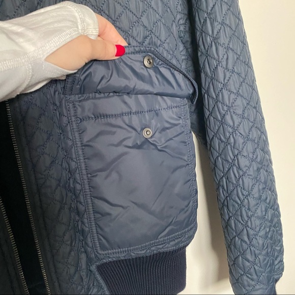 🆕 Bottega VenetaMen's Quilted Bomber Jacket
